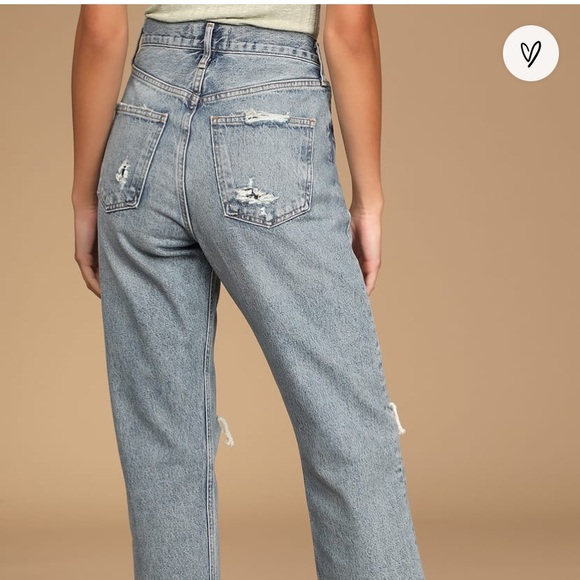 Agolde 90s distressed light wash jeans - Picture 3 of 12